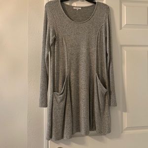 Z-supply comfy dress, grey, size small